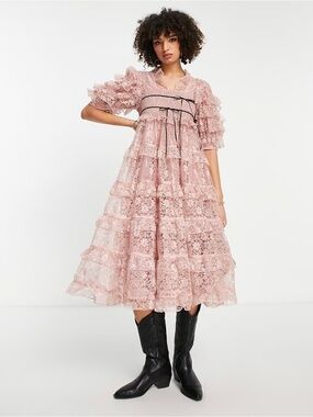 NEW. Sister Jane Dream Loop Lace Dress. NWT